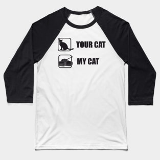 Your Cat and My Cat Pz-V Panther Baseball T-Shirt